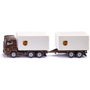 Zestaw pojazdów UPS Logistics modele metalowe SIKU S6324